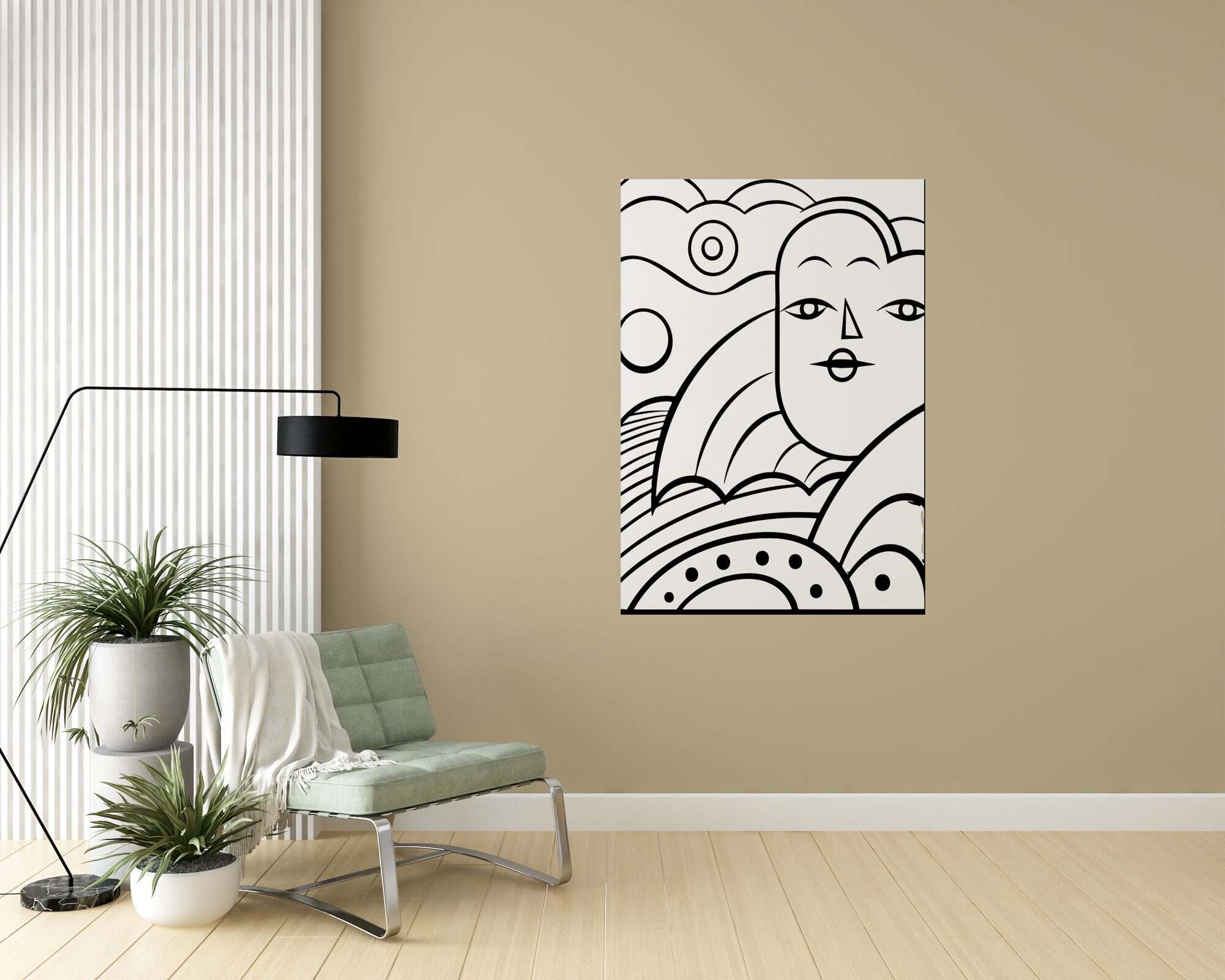 5 idées de fresques murales à colorier pour l'open space
