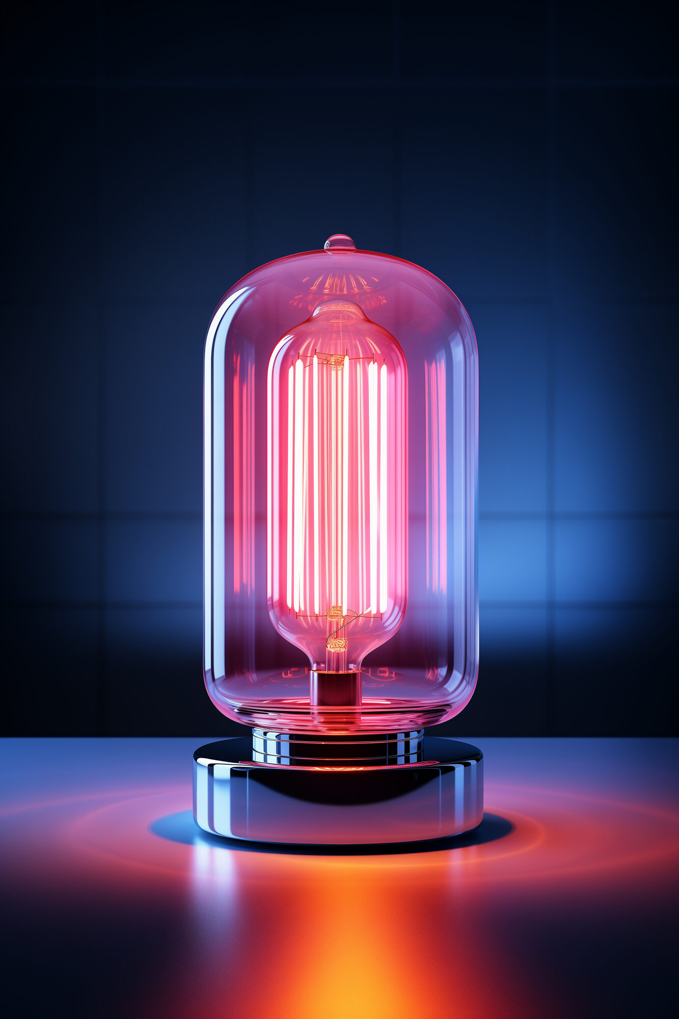 Lampe design d'appoint dans un espace de travail