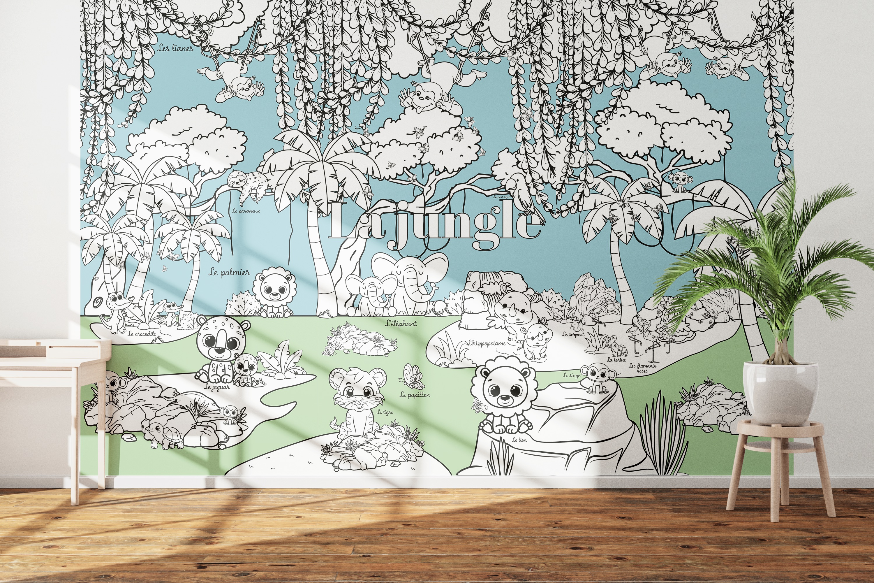 La jungle, les animaux