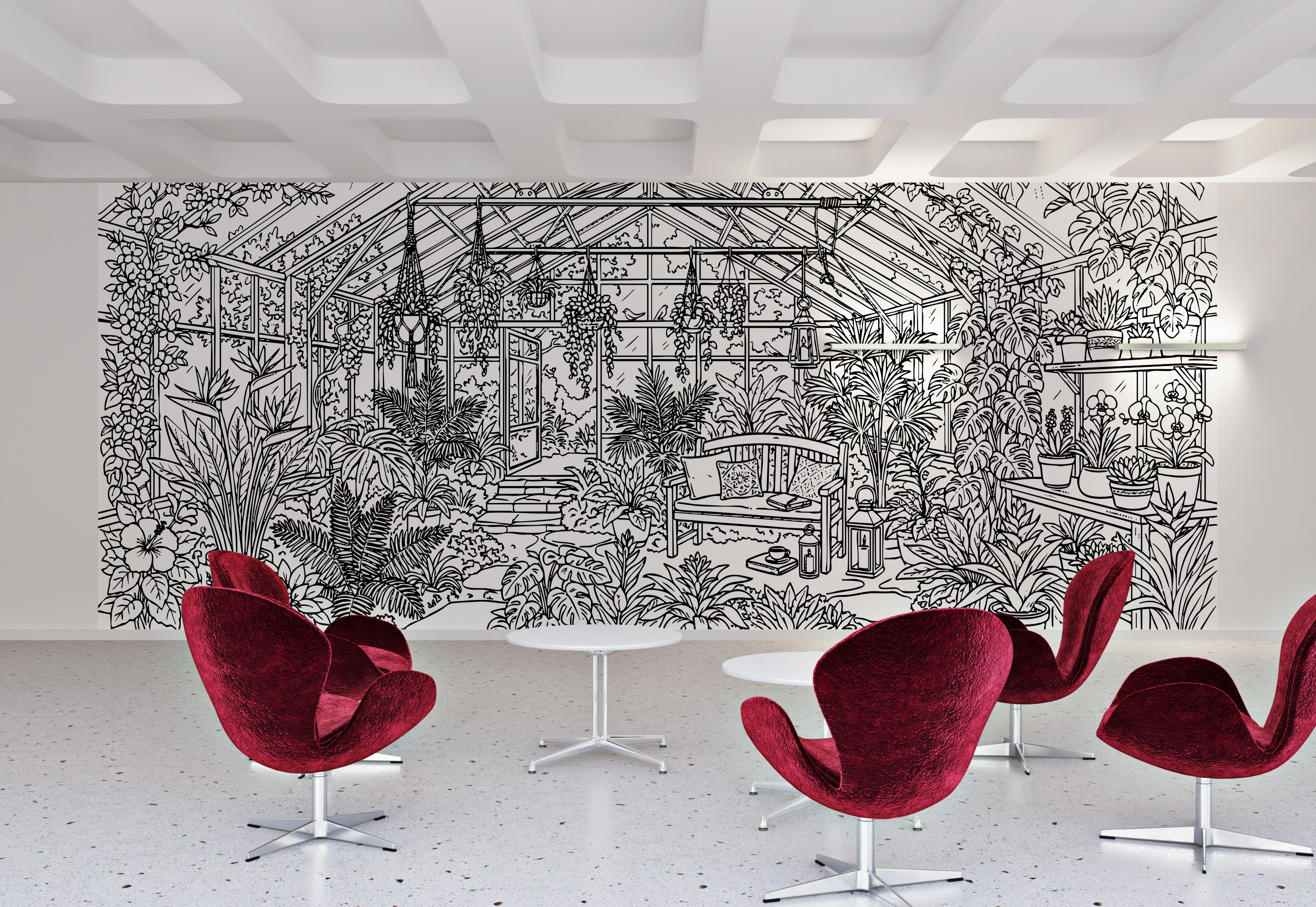 Un panorama qui invite à colorier